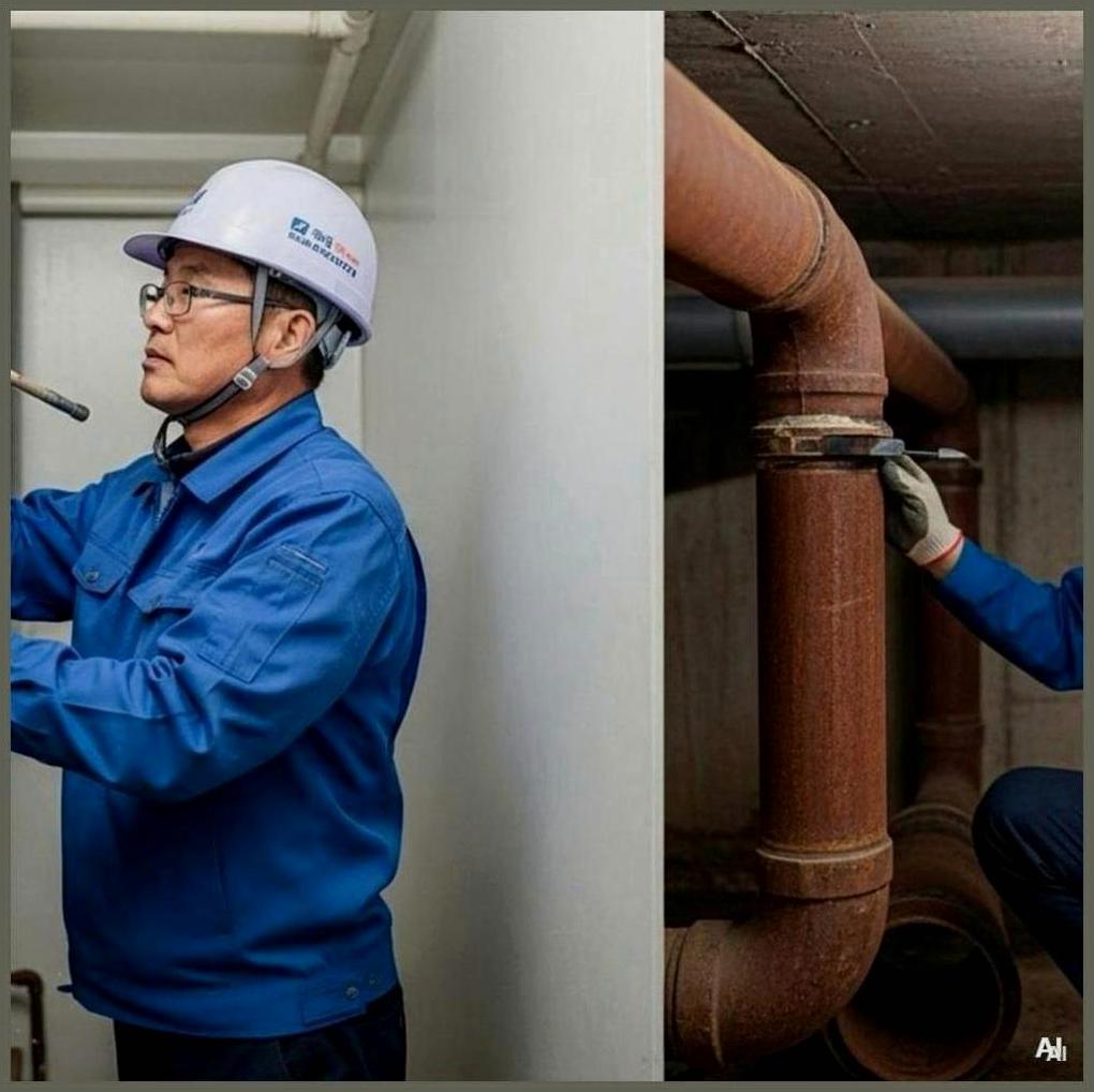 인천중구송학동자유공원배수관뚫음