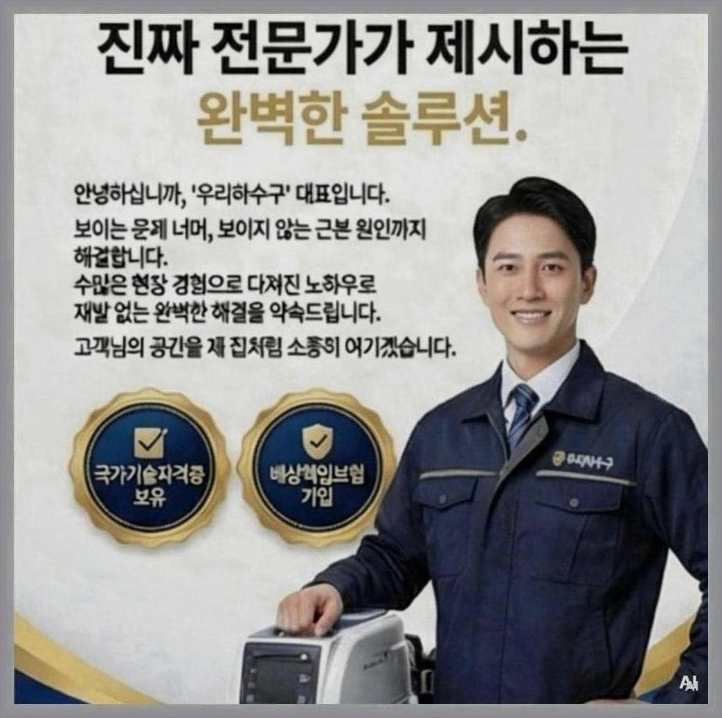 도봉구배수구막힘