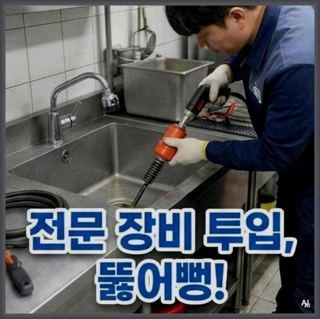 갈산동평촌역오수관뚫는법